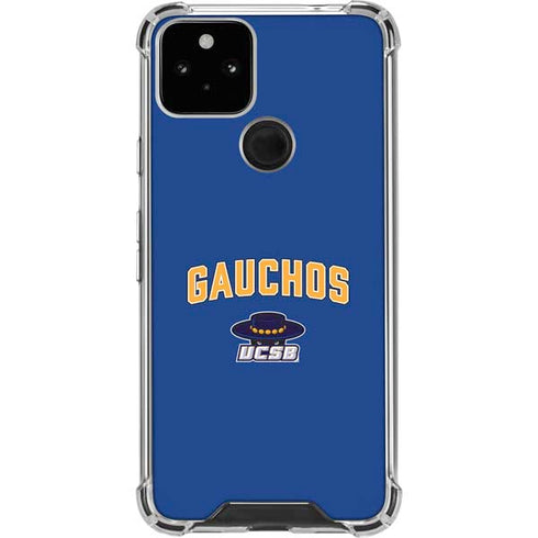 University of California-Santa Barbara Gauchos Google Pixel 5 Clear Case